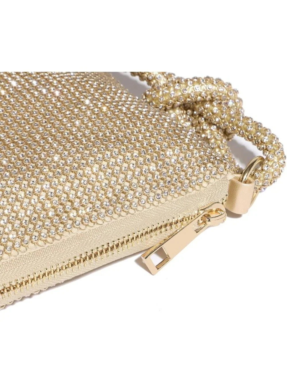 Sparkly Rhinestone Evening Clutch Purse for Women - Dressy Small Handbag